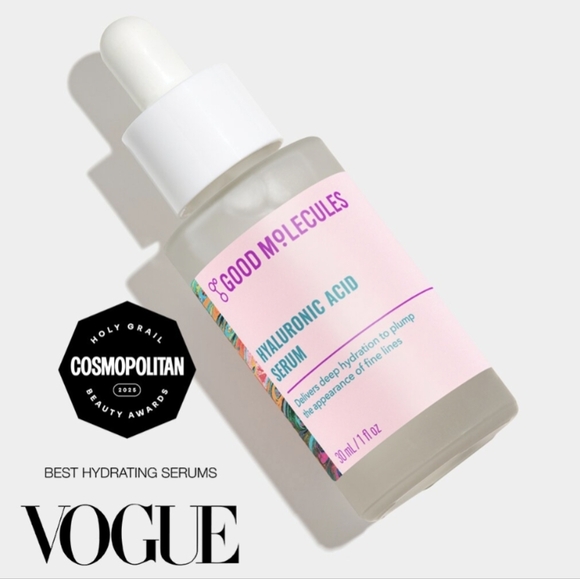 Good Molecules Hyaluronic Acid Serum 1% Ultra Hydrating Moisturizer Skincare - Picture 3 of 7